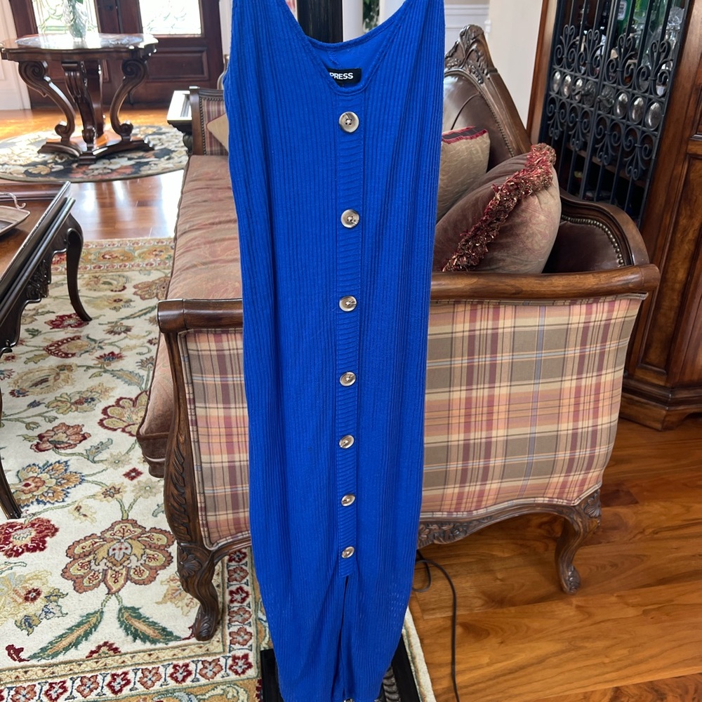 Express Royal Blue Dress